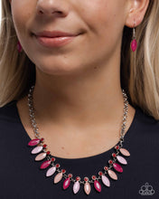 Load image into Gallery viewer, Colorful Citation Pink Necklace