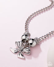 Load image into Gallery viewer, Big Deal Bow White Necklace