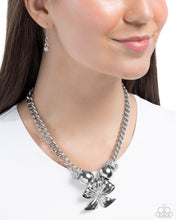 Load image into Gallery viewer, Big Deal Bow White Necklace