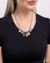 Load image into Gallery viewer, Welcome to the Show Orange Necklace