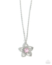 Load image into Gallery viewer, Floral Flow Pink Necklace