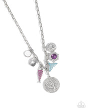 Load image into Gallery viewer, Mismatched Mystery Purple Necklace