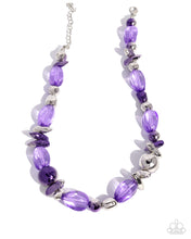 Load image into Gallery viewer, Mutual Mirage Purple Necklace