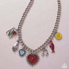 Load image into Gallery viewer, Storytelling Shimmer Red Necklace