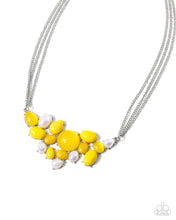 Load image into Gallery viewer, Shimmery Supply Yellow Necklace