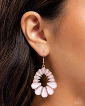 Load image into Gallery viewer, Mesmerizing Moment Pink Earrings