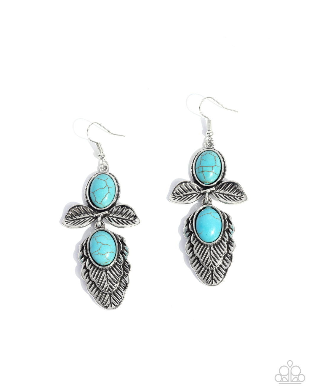 Blooming Bevy Blue Earrings