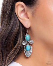 Load image into Gallery viewer, Blooming Bevy Blue Earrings