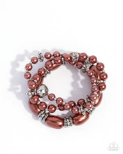 Load image into Gallery viewer, Smooth Stacks Brown Bracelet