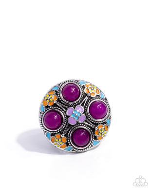 Boho Blueprint Purple Ring