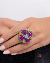 Load image into Gallery viewer, Boho Blueprint Purple Ring