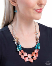 Load image into Gallery viewer, Eclectic Example Orange Necklace