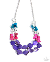 Load image into Gallery viewer, Eclectic Example Purple Necklace