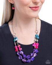 Load image into Gallery viewer, Eclectic Example Purple Necklace