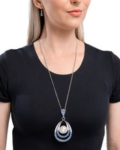 Load image into Gallery viewer, Pure Pearls Blue Necklace