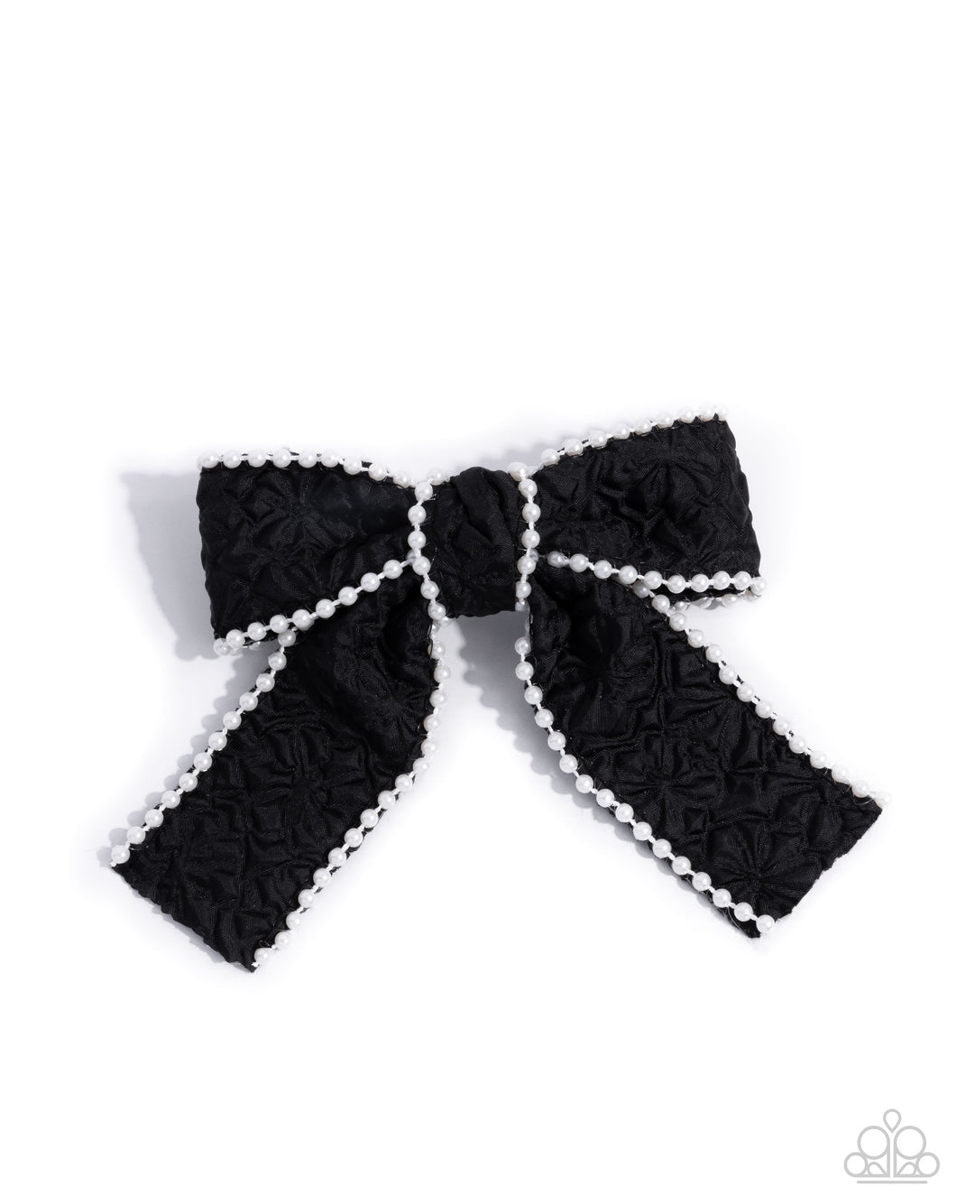 Coquette Charm Black Hair Clip