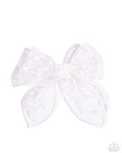 Load image into Gallery viewer, Catwalk Chic White Hair Clip