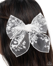 Load image into Gallery viewer, Catwalk Chic White Hair Clip