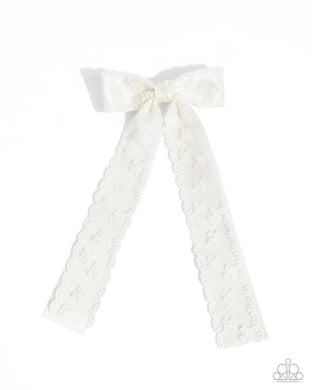 Carefree Coquette White Hair Clip