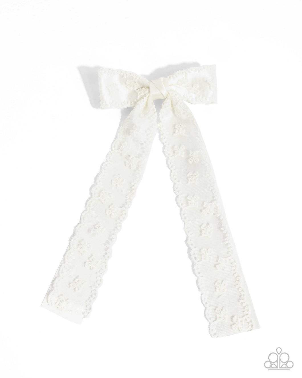 Carefree Coquette White Hair Clip