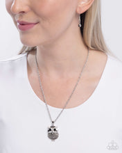 Load image into Gallery viewer, Opulent Owl Silver Necklace