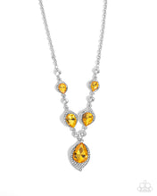 Load image into Gallery viewer, SPADES of Shimmer Yellow Necklace