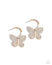 Load image into Gallery viewer, Butterfly Boundary Gold Earrings