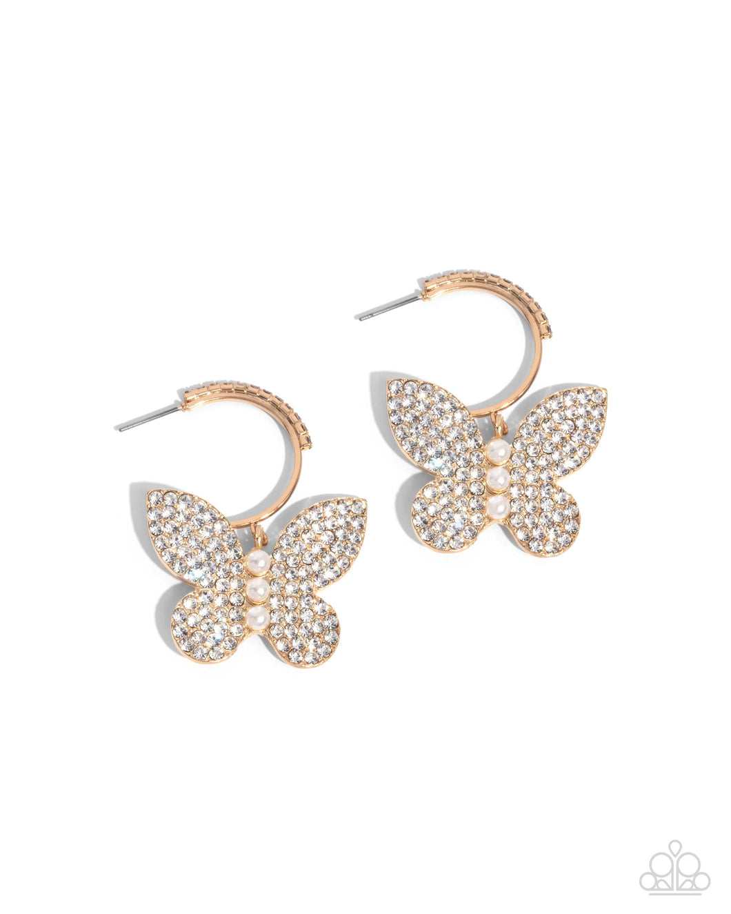 Butterfly Boundary Gold Earrings