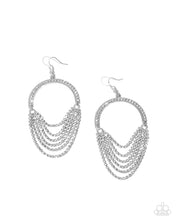 Load image into Gallery viewer, Ostentatious Opulence White Earrings