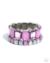 Load image into Gallery viewer, Mismatched Mood Purple Bracelet