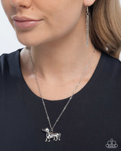 Load image into Gallery viewer, Darling Dachshund Silver Necklace