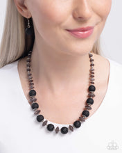 Load image into Gallery viewer, Cloudy with a Chance of CHARACTER Black Necklace