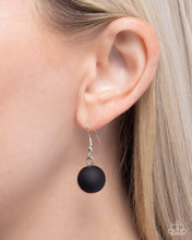 Load image into Gallery viewer, Cloudy with a Chance of CHARACTER Black Necklace