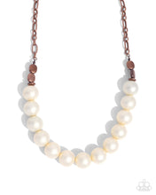 Load image into Gallery viewer, Brushed Backdrop Copper Necklace
