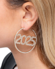Load image into Gallery viewer, This is Gonna Be My Year Gold Hoop Earrings