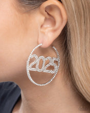 Load image into Gallery viewer, This is Gonna Be My Year White Earrings