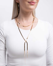 Load image into Gallery viewer, Monochromatic Movement Gold Necklace