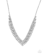 Load image into Gallery viewer, Pointed Pizzazz White Necklace