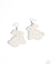 Load image into Gallery viewer, Easter Elegance White Seed Bead Earrings