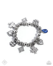 Load image into Gallery viewer, Spirited Sentiment Blue Bracelet