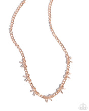 Load image into Gallery viewer, BOW the Knee Rose Gold Necklace