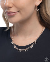 Load image into Gallery viewer, BOW the Knee Rose Gold Necklace