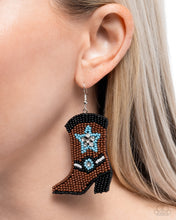 Load image into Gallery viewer, Beaded Boot Seed Bead Brown