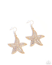 Load image into Gallery viewer, Starfish Spectacle Gold Earrings