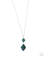 Load image into Gallery viewer, Daily Diamonds Green Necklace