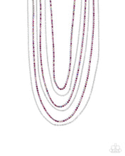 Load image into Gallery viewer, Pronged Purpose Pink Necklace