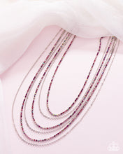 Load image into Gallery viewer, Pronged Purpose Pink Necklace
