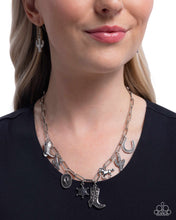 Load image into Gallery viewer, Hoedown Throwdown Silver Necklace