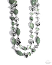 Load image into Gallery viewer, Eye-Catching Earnings Green Necklace