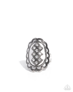 Framing Fanfare White Ring